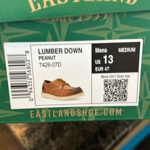 Eastland Lumber Down sz 13 Peanut colorway